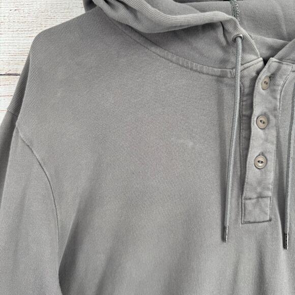 Nike Engineered Henley Hoodie Sweatshirt Men's Size‎ Large Gray - Picture 7 of 16